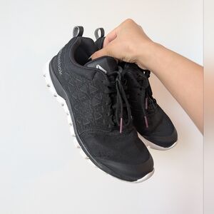 Reebok Black Running Shoes Womens Sz 7